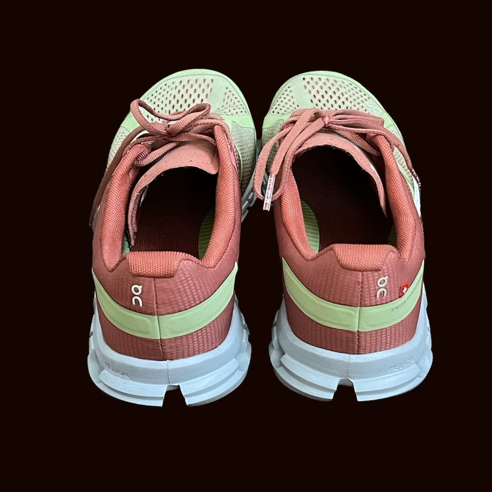On Running Women's Coral and Mint Athletic Shoes - Picture 5 of 16